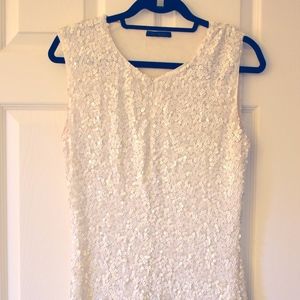 Rachel Zoe White Sequin Dress